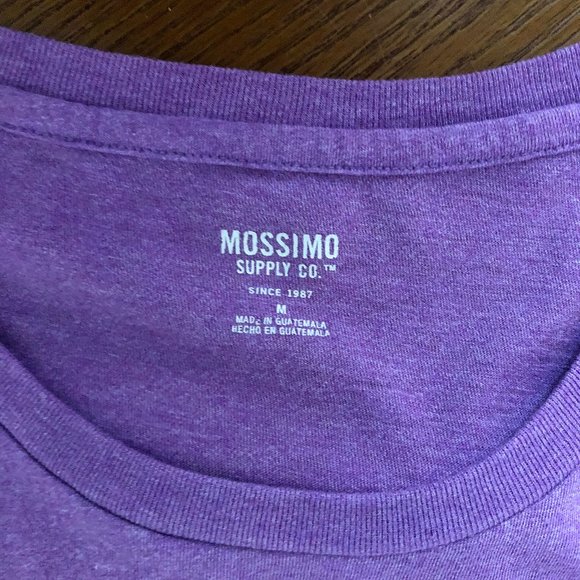 Mossimo Supply Co. Light Purple Scoop Neck Tee (M) - Picture 3 of 3